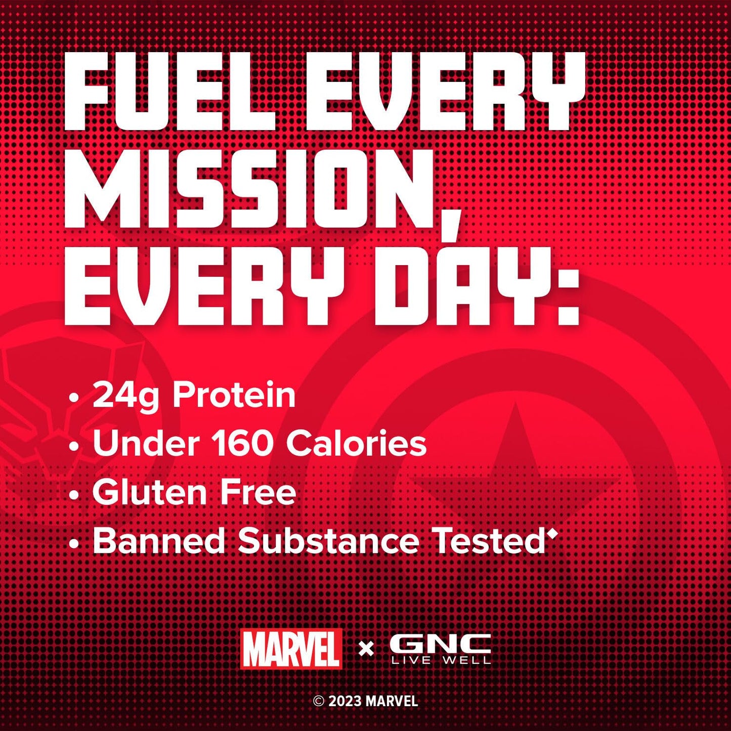 GNC Pro Performance 100% Whey - Marvel: Royal Caramel Cookie - 25 Servings - Maple Wellness Supplements