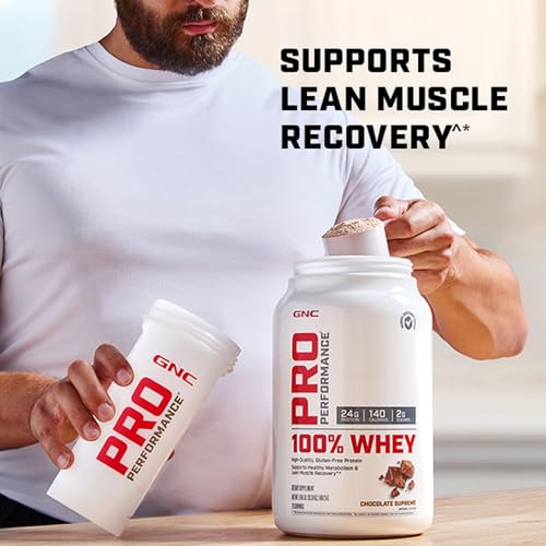 GNC Pro Performance 100 Whey Protein - Banana Cream 1.86 lbs. - Maple Wellness Supplements