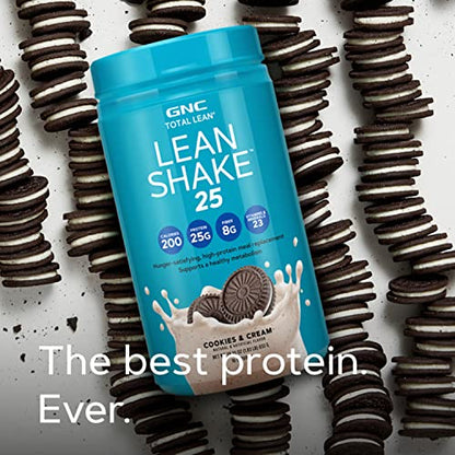GNC Total Lean | Lean Shake 25 Protein Powder | High-Protein Meal Replacement Shake - Maple Wellness Supplements