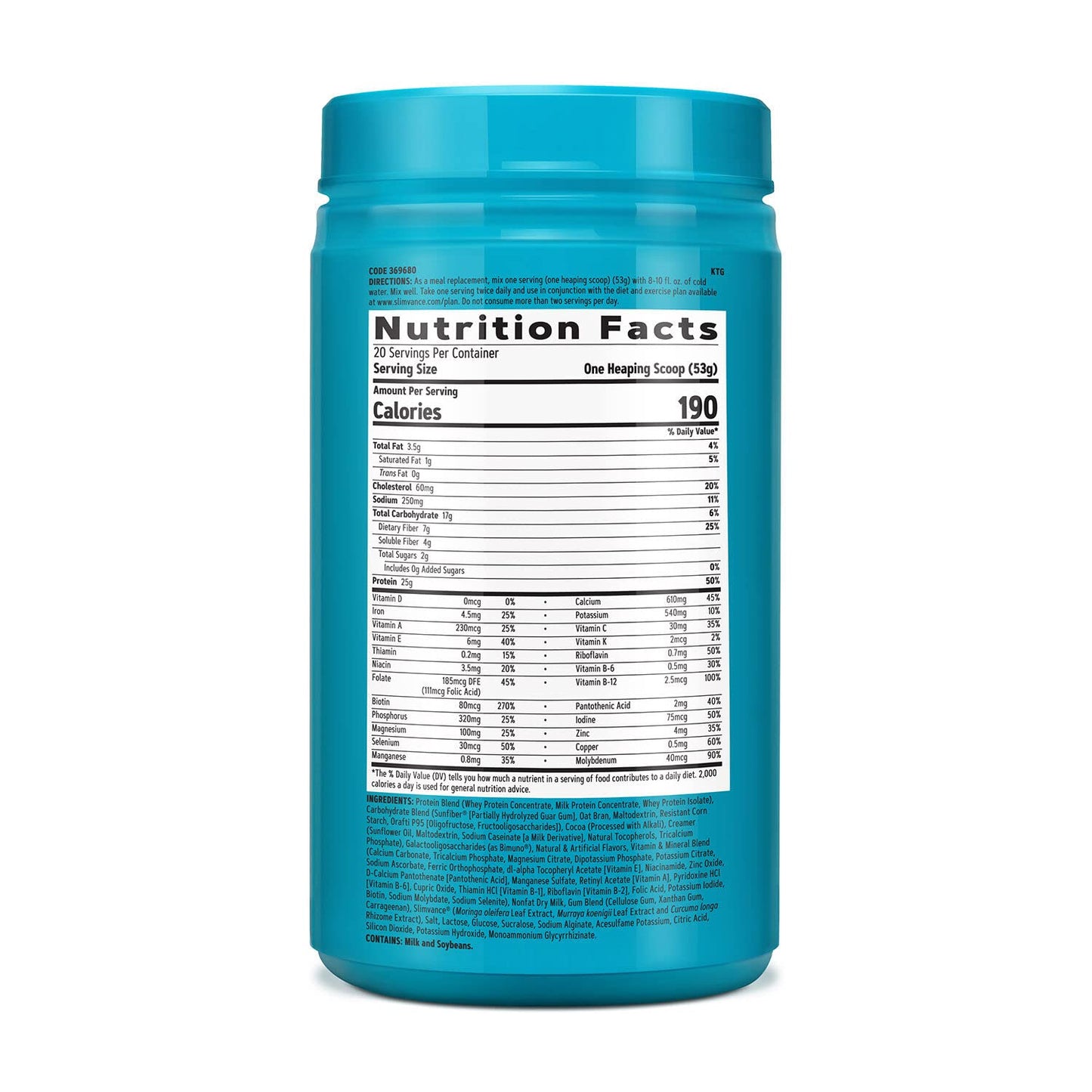 GNC Total Lean Shake + Slimvance | Caffeine Free Protein Powder, Helps Reduce Body - Maple Wellness Supplements
