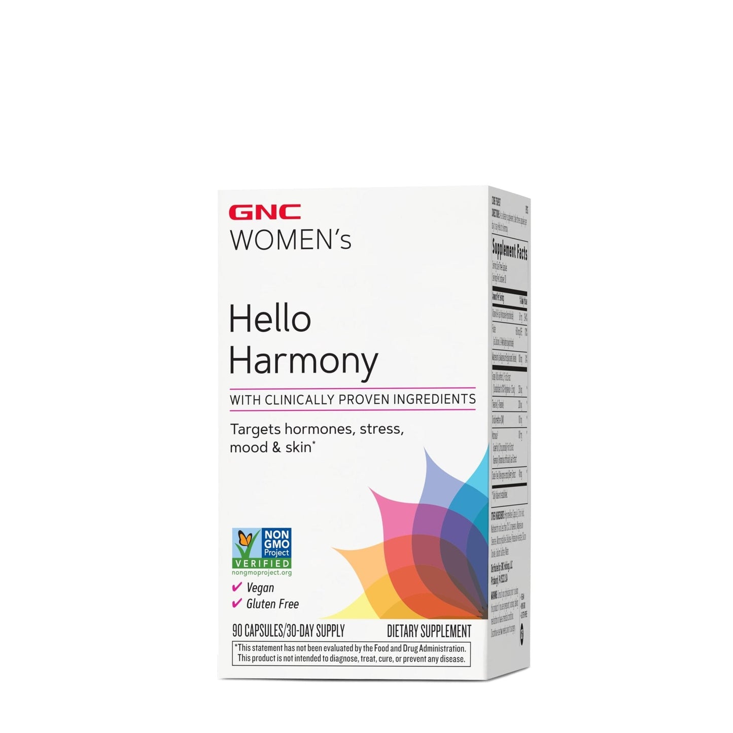 GNC Women's Hello Harmony | Clinically Proven Hormonal Support for Women | Supports Mood, Skin, and Stress Management | Vegan and Gluten Free | 90 Count - Maple Wellness Supplements
