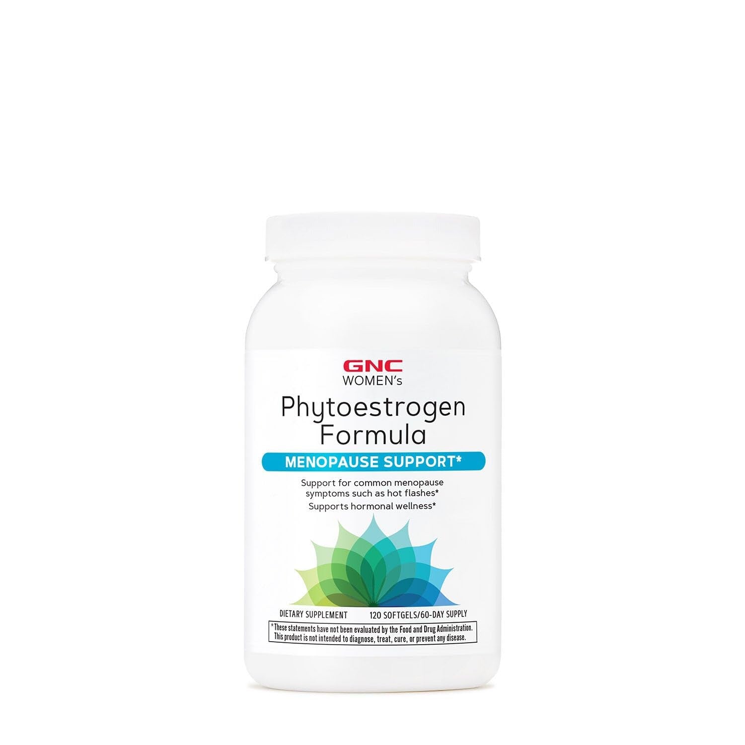 GNC Women's Phytoestrogen Formula, Supports Hormone and Mood Balance Plus Increased Energy, Targeted Relief for Menopause Symptoms, Daily Supplement, 120 Softgels - Maple Wellness Supplements
