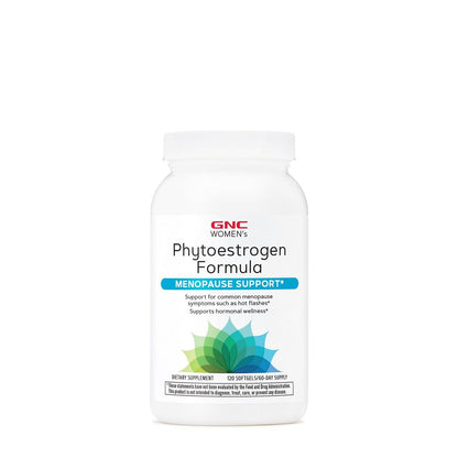 GNC Women's Phytoestrogen Formula, Supports Hormone and Mood Balance Plus Increased Energy, Targeted Relief for Menopause Symptoms, Daily Supplement, 120 Softgels - Maple Wellness Supplements