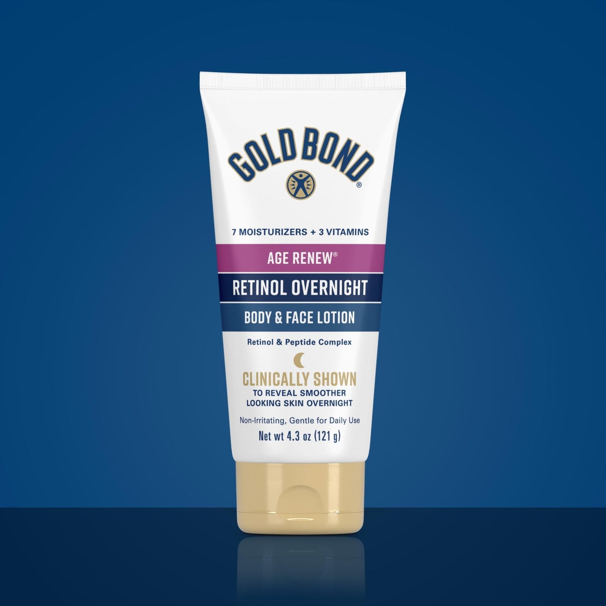 Gold Bond Age Renew Day & Night Duo Lotion Set for Body & Face, Crepe Corrector & Retinol Overnight Lotion - Maple Wellness Supplements