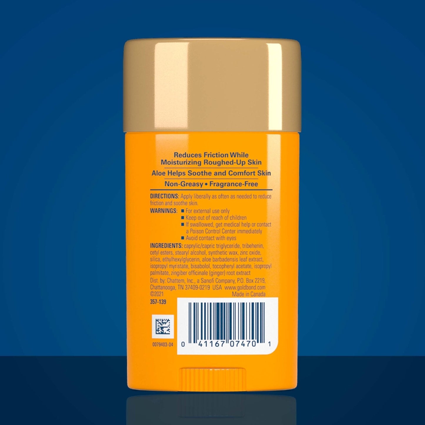 Gold Bond Friction Defense Stick, Anti Chafing Stick with Aloe to Soothe, Comfort & Moisturize Chafed Skin, 1.75 oz. - Maple Wellness Supplements