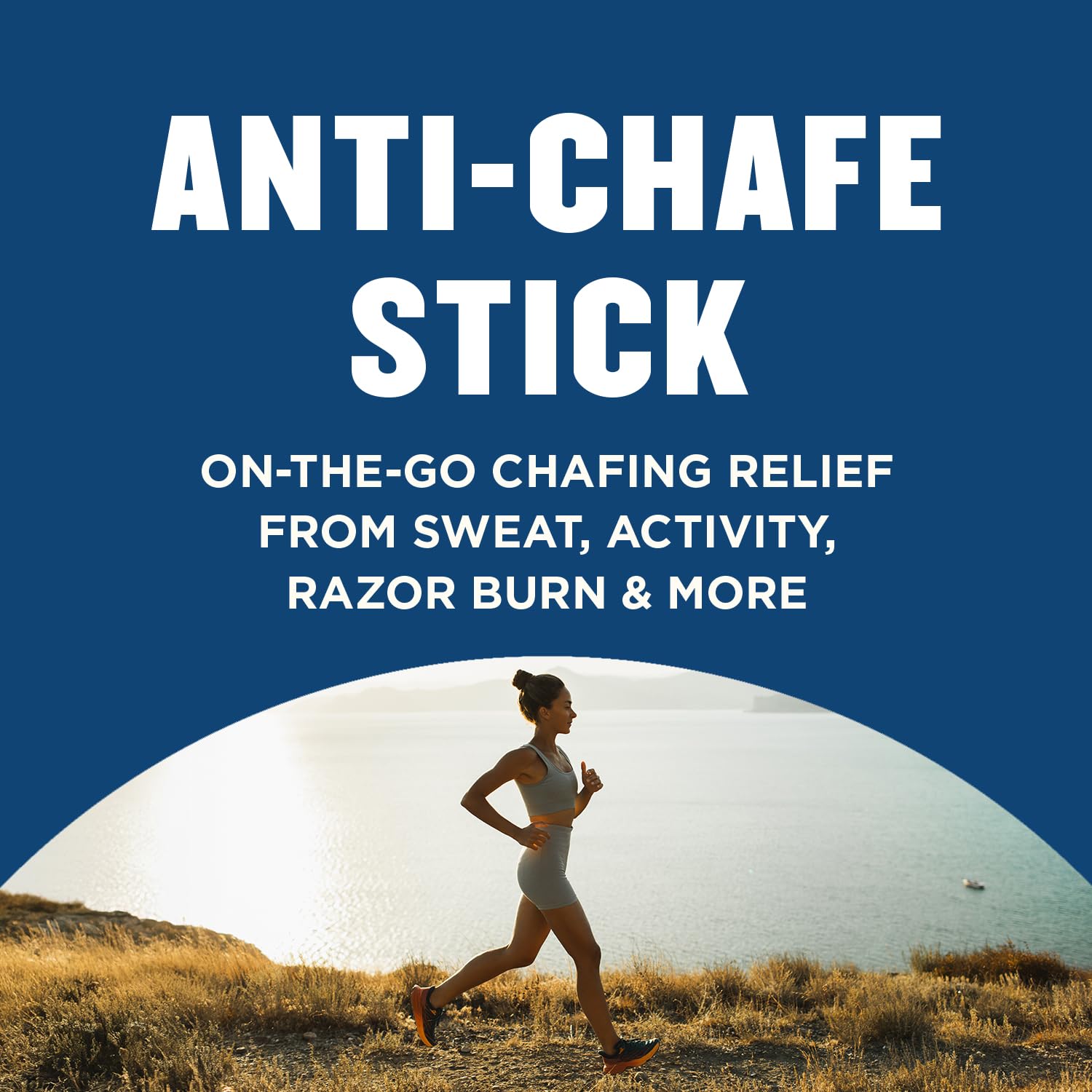 Gold Bond Friction Defense Stick, Anti Chafing Stick with Aloe to Soothe, Comfort & Moisturize Chafed Skin, 1.75 oz. - Maple Wellness Supplements