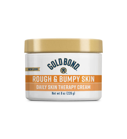 Gold Bond Rough & Bumpy Daily Skin Therapy Cream, 8 oz Cream With 7 Moisturizers & 3 Vitamins - Maple Wellness Supplements