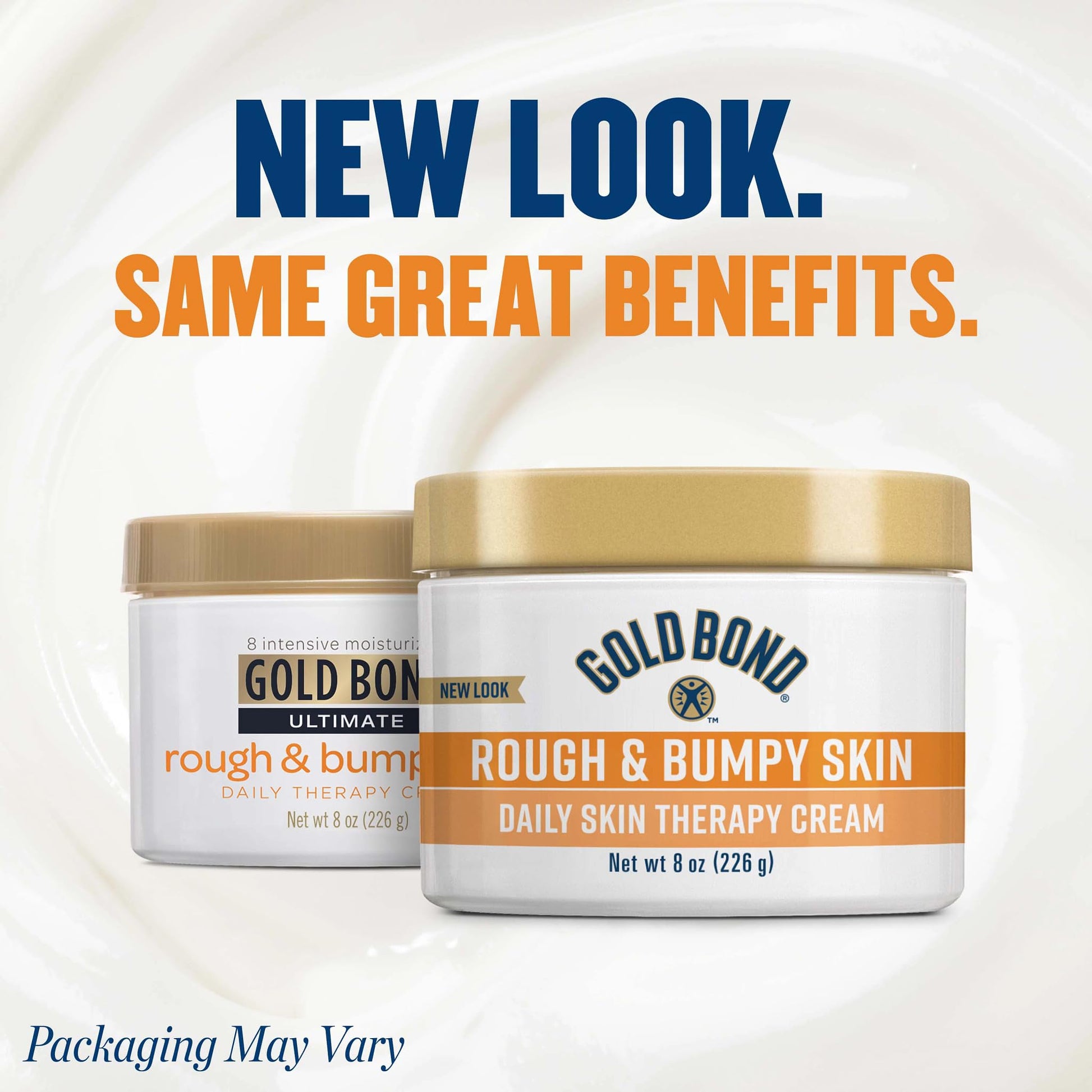 Gold Bond Rough & Bumpy Daily Skin Therapy Cream, 8 oz Cream With 7 Moisturizers & 3 Vitamins - Maple Wellness Supplements