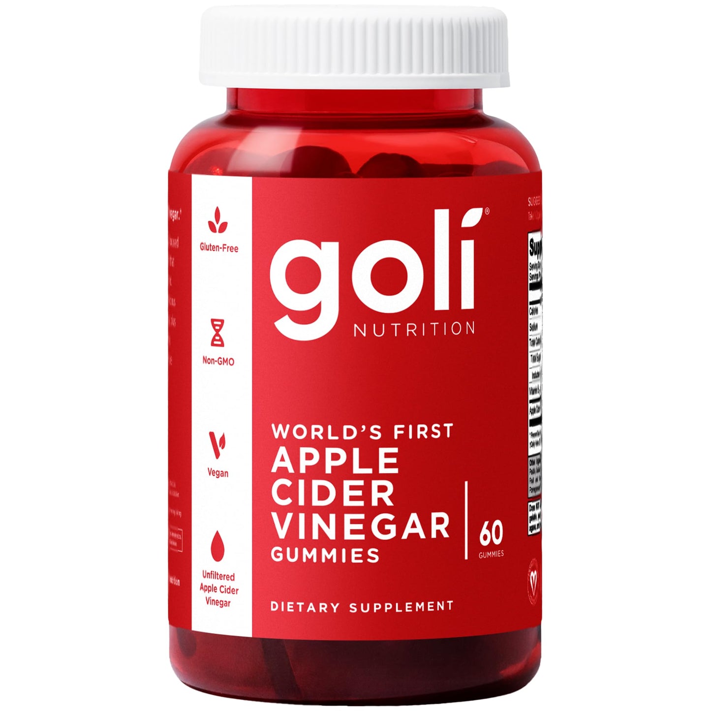 Goli Apple Cider Vinegar Gummies - Worlds First ACV Gummy with Vitamin B12, Beetroot & Pomegranate - Maple Wellness Supplements