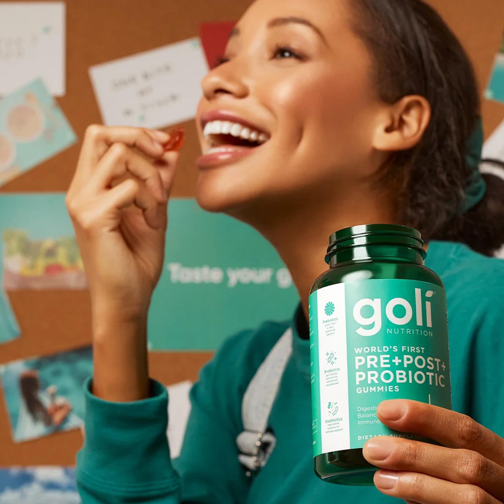 Goli Pre Pro Postbiotic Gummies - Worlds First 3-in-1 Formula with DE111 Probiotics, XOS Prebiotics, MCC1849 Postbiotics - Vegan, Non-GMO, - Maple Wellness Supplements