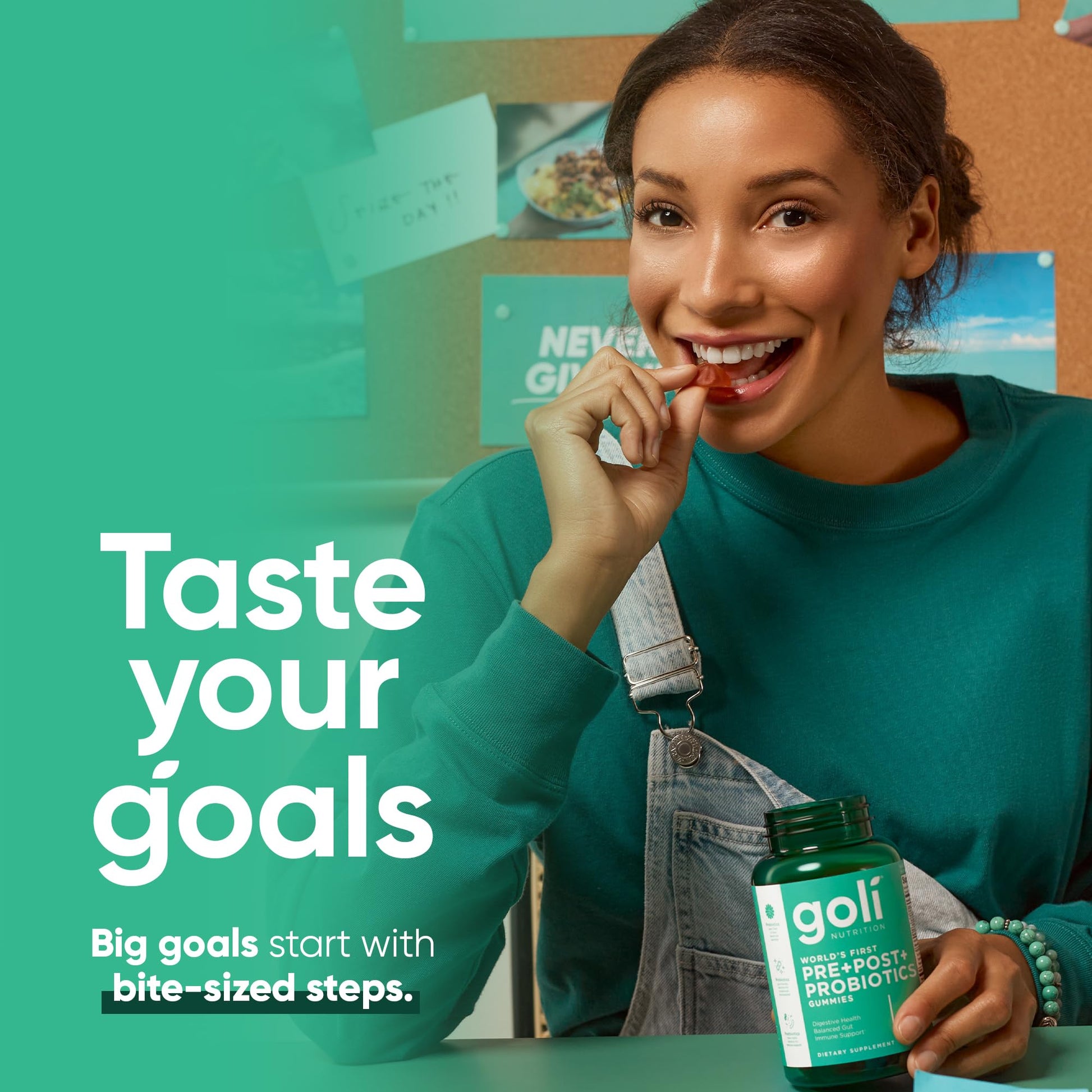 Goli Pre Pro Postbiotic Gummies - Worlds First 3-in-1 Formula with DE111 Probiotics, XOS Prebiotics, MCC1849 Postbiotics - Vegan, Non-GMO, Gluten-Free - Maple Wellness Supplements
