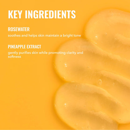Good Molecules Hydrating Facial Cleansing Gel - Face Wash with Rosewater and Pineapple Extracts to Brighten, Cleanse, and Moisturize - Facial Cleanser, Skin Care - Maple Wellness Supplements