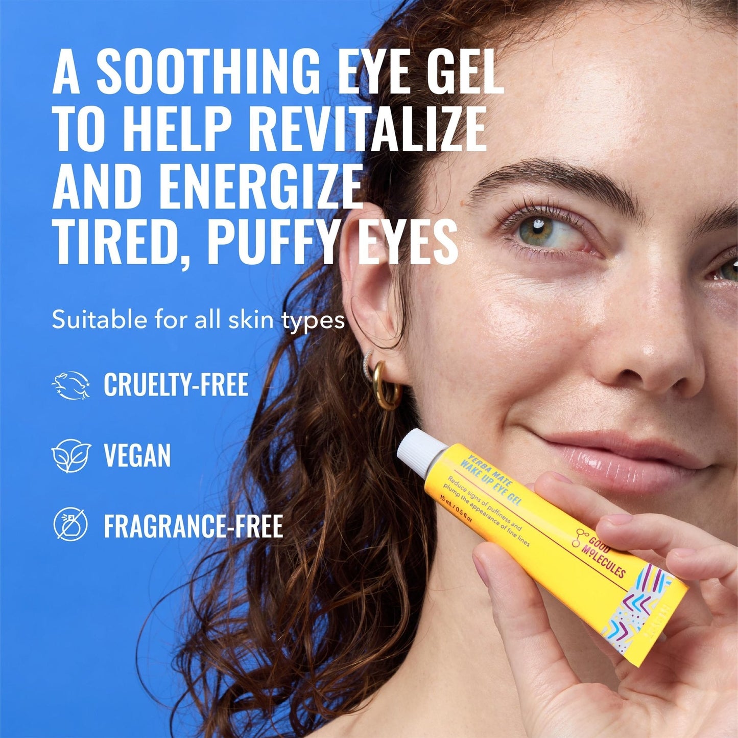 Good Molecules Yerba Mate Wake Up Eye Gel Pack 3 – 15 ml Each | Hydrating Under Eye Gel - Maple Wellness Supplements