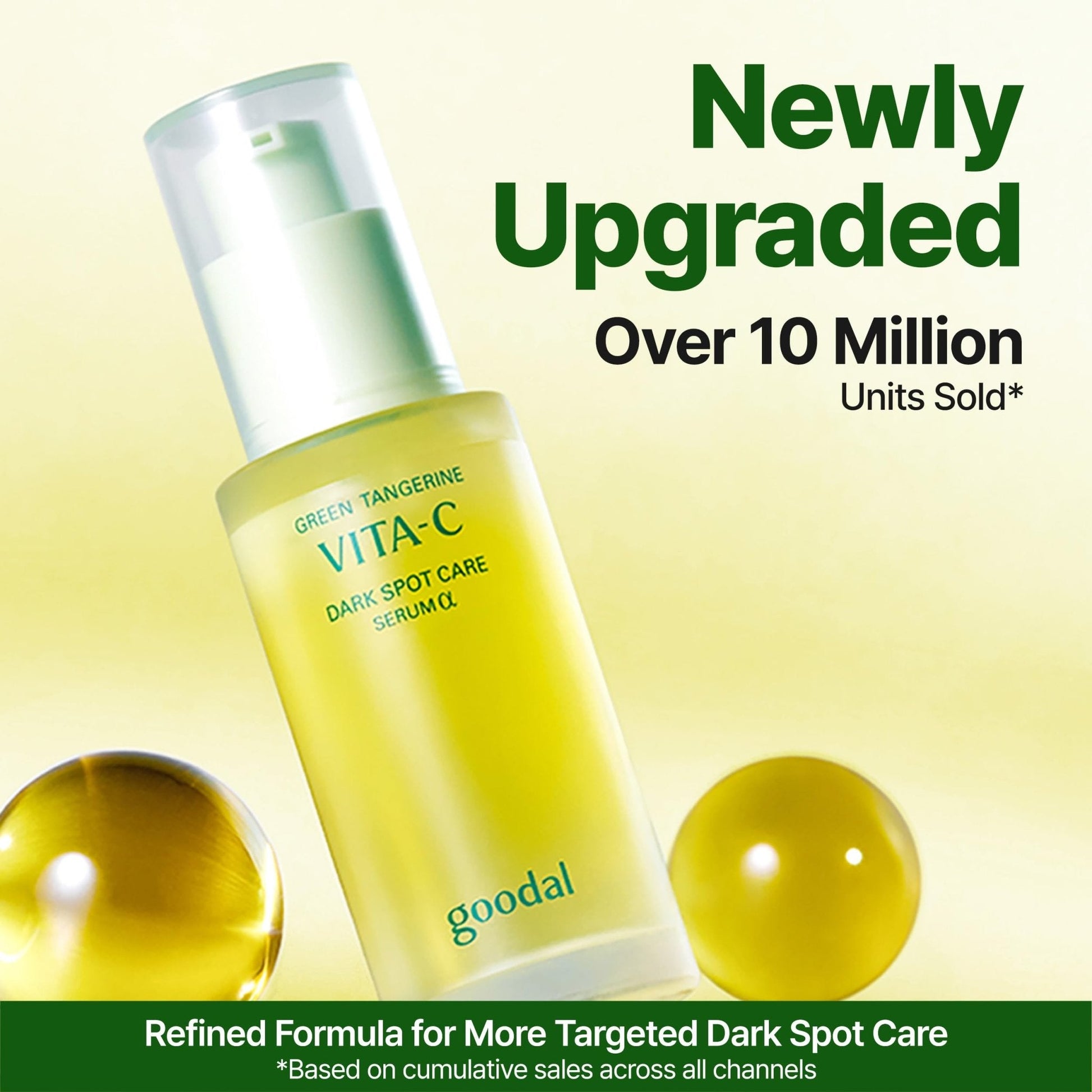GOODAL Green Tangerine Vitamin C Serum [Advanced Ver.] – Facial Serum with 5% Niacinamide & Exosome Technology - Maple Wellness Supplements