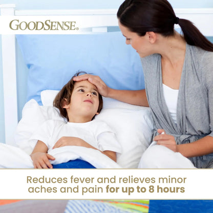GoodSense Children's Ibuprofen Chewable Tablets, 100 mg, 24 Count, Pain Reliever and Fever Reducer (NSAID), Temporarily Reduces Fever and Relieves Minor Aches and Pain - Maple Wellness Supplements