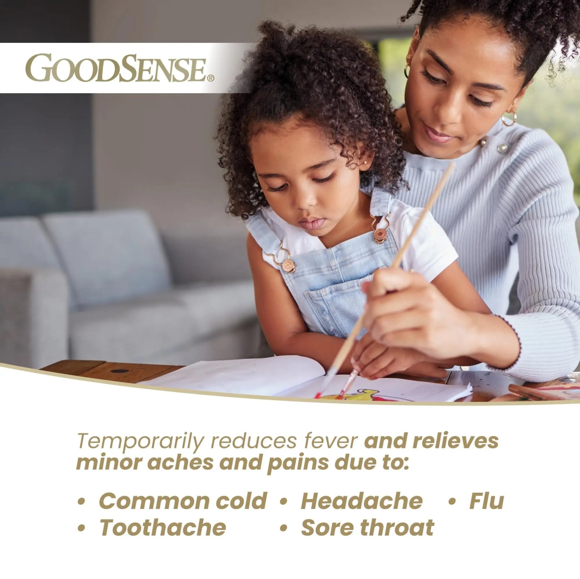 GoodSense Children's Ibuprofen Chewable Tablets, 100 mg, 24 Count, Pain Reliever and Fever Reducer (NSAID), Temporarily Reduces Fever and Relieves Minor Aches and Pain - Maple Wellness Supplements