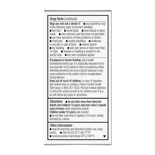 GoodSense Dual Action Acetaminophen and Ibuprofen (NSAID) Tablets, 250 mg/125 mg, Back Pain, 18 Count - Maple Wellness Supplements