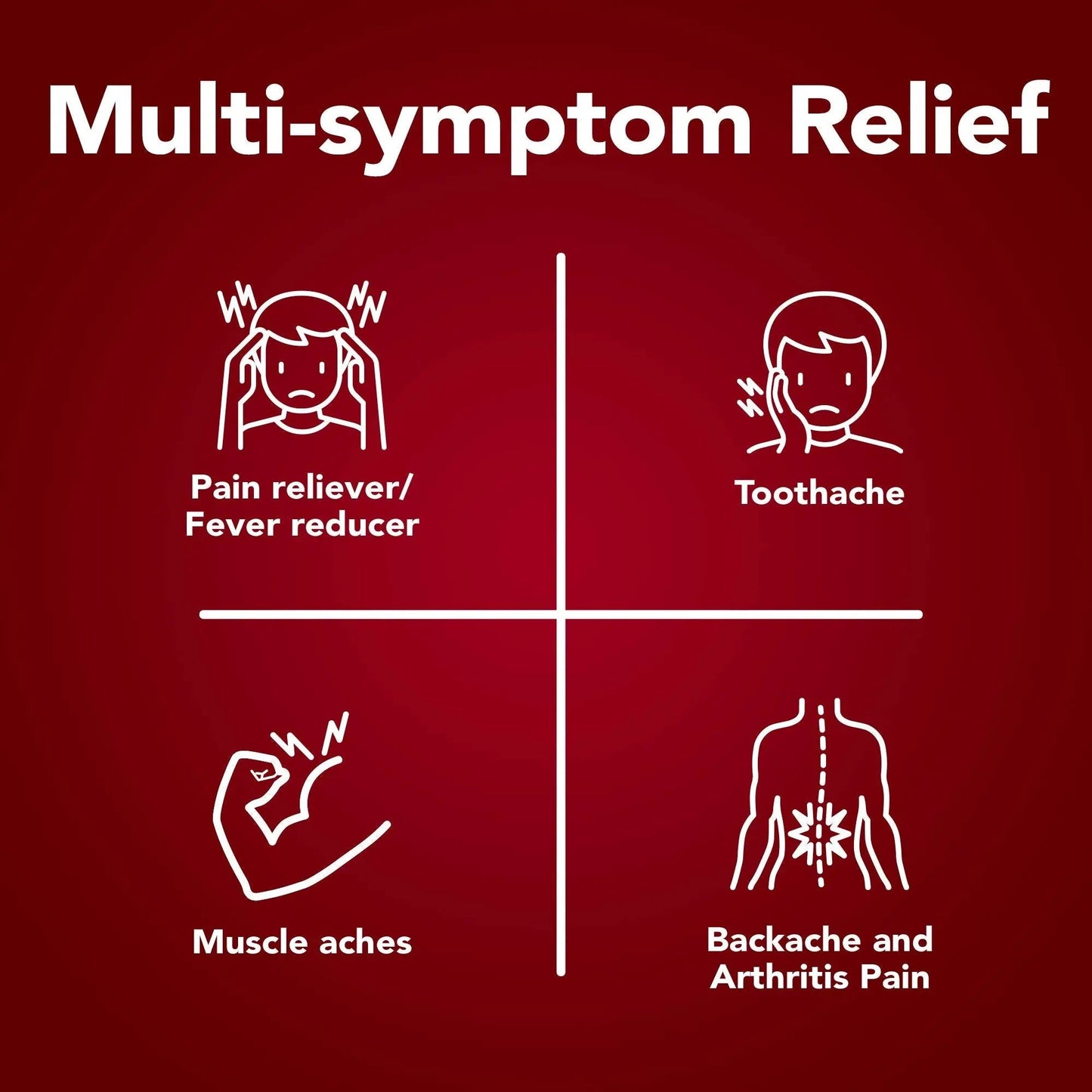 GoodSense Extra Strength Acetaminophen Caplets 500 mg, Pain Reliever and Fever Reducer, Easy Open Cap, 100 Count - Maple Wellness Supplements