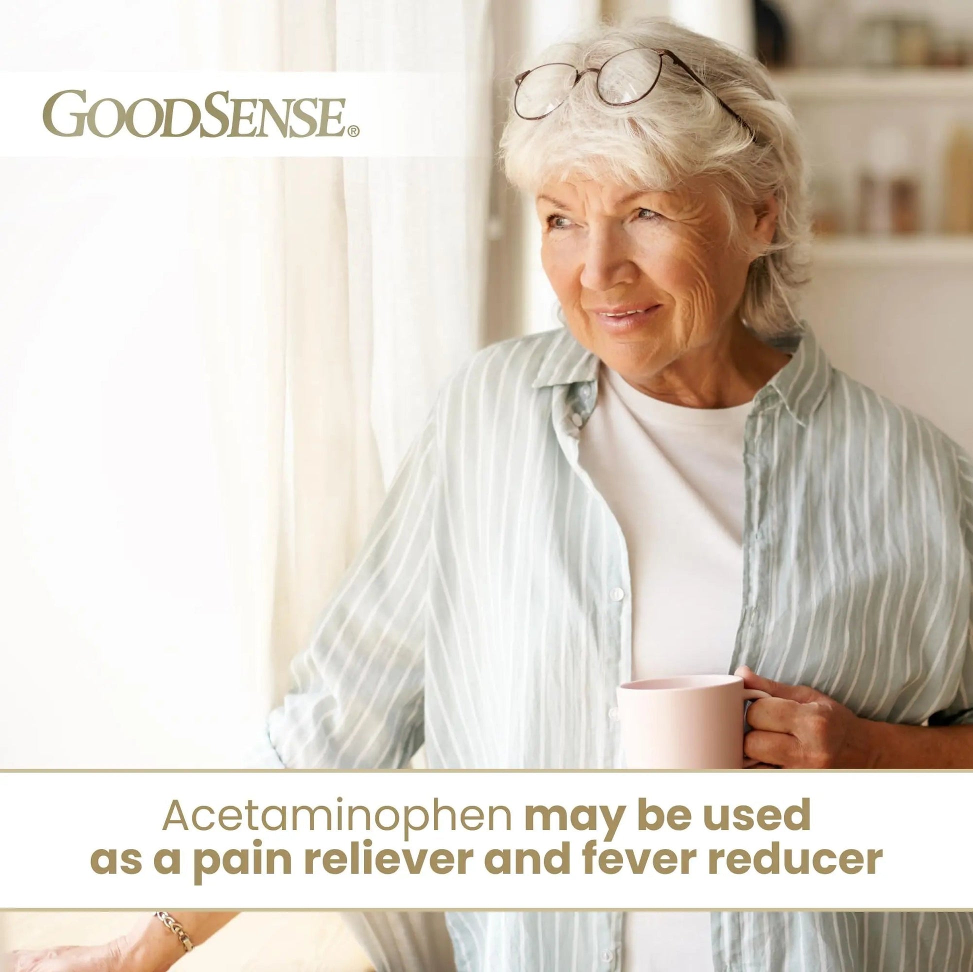 GoodSense Extra Strength Pain Relief, Acetaminophen Caplets, 500 mg, 500 Count - Maple Wellness Supplements