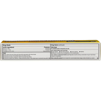 GoodSense Hemorrhoidal Ointment, Phenylephrine HCl, Petrolatum, Mineral oil, Relief from Burning, Itching and Discomfort of Hemorrhoids, 2 Ounces - Maple Wellness Supplements