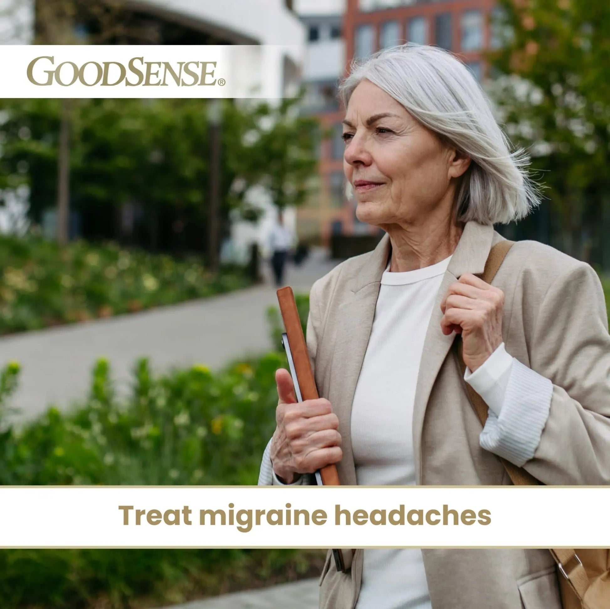GoodSense Migraine Formula Caplets - Acetaminophen, Aspirin (NSAID) & Caffeine - Migraine Pain Relief, 24 Count - Maple Wellness Supplements