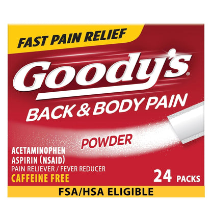 Goody's Back and Body Pain Relief Powder, 24 ct (Pack of 1) - Maple Wellness Supplements