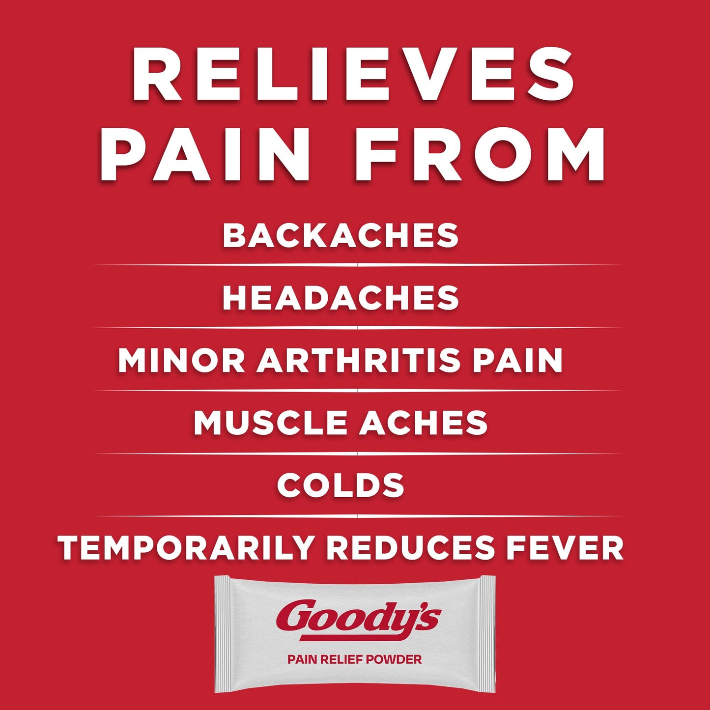 Goody's Back and Body Pain Relief Powder, 24 ct (Pack of 4) - Maple Wellness Supplements