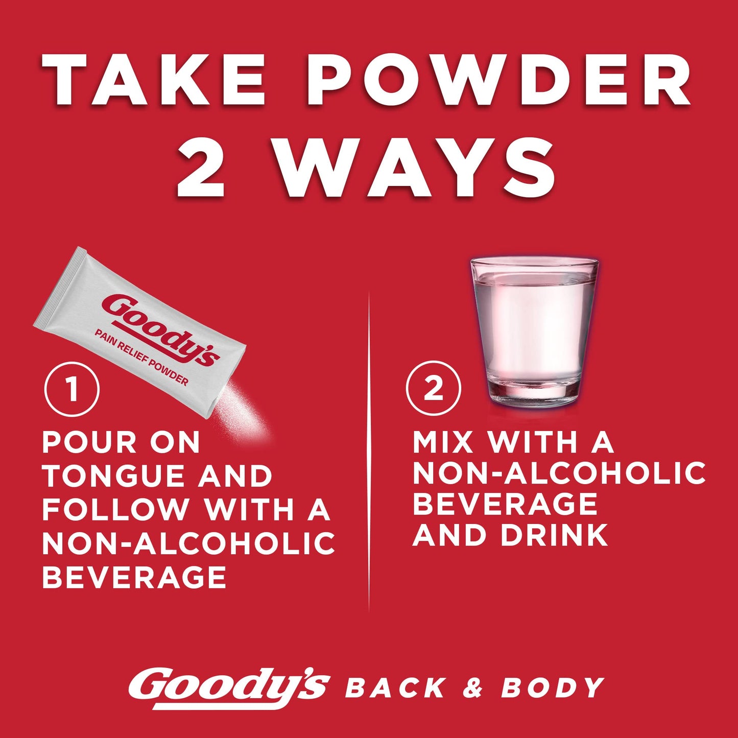Goody's Back and Body Pain Relief Powder, 24 ct (Pack of 4) - Maple Wellness Supplements