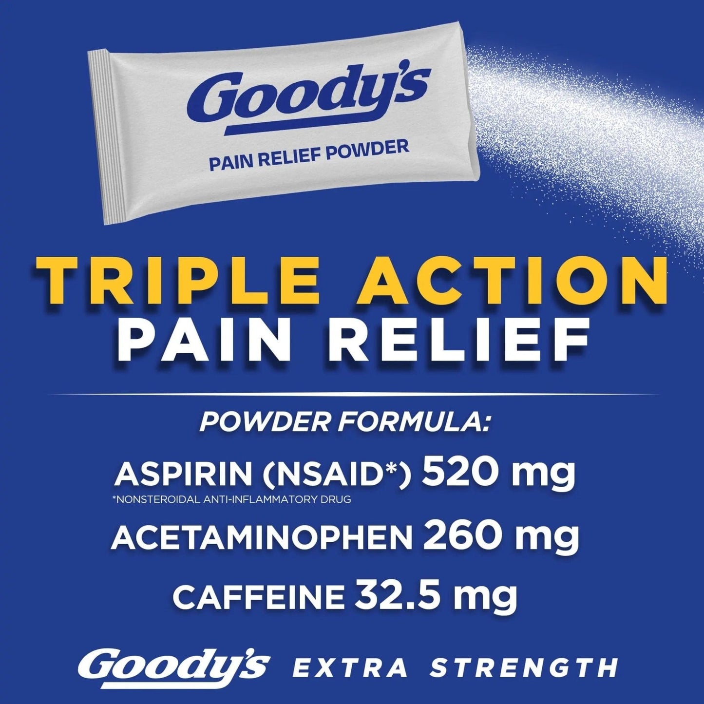 Goody's Extra Strength Headache Powders 50 ea (Pack of 6) - Maple Wellness Supplements