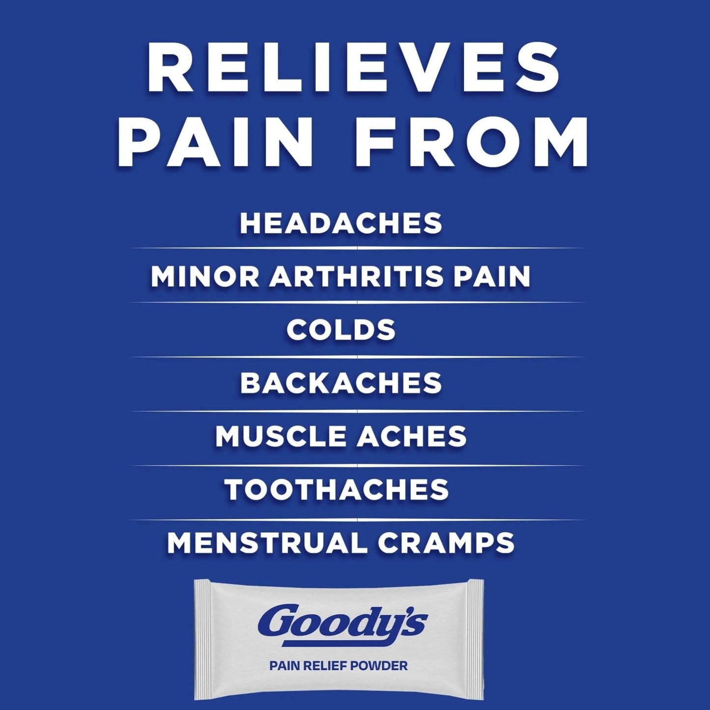 Goody's Extra Strength Headache Powders 50 ea (Pack of 6) - Maple Wellness Supplements