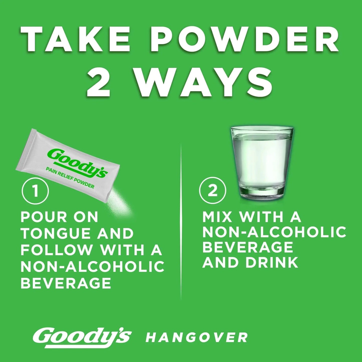 Goody's Hangover Powders, Fast Pain Relief & Boost of Alertness Berry Citrus, 4 ct (Pack of 1) - Maple Wellness Supplements