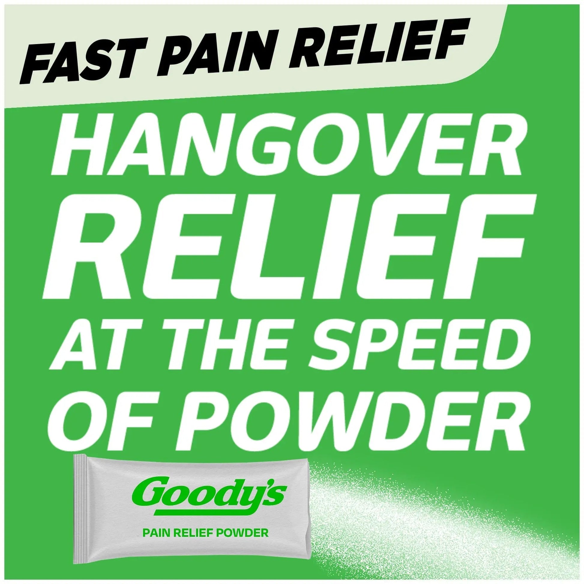 Goody's Hangover Relief Powder, Dual Action Fast Headache Pain Relief with Aspirin and Caffeine, Berry Citrus Flavor, 4 Powder Sticks, 6 Pack - Maple Wellness Supplements