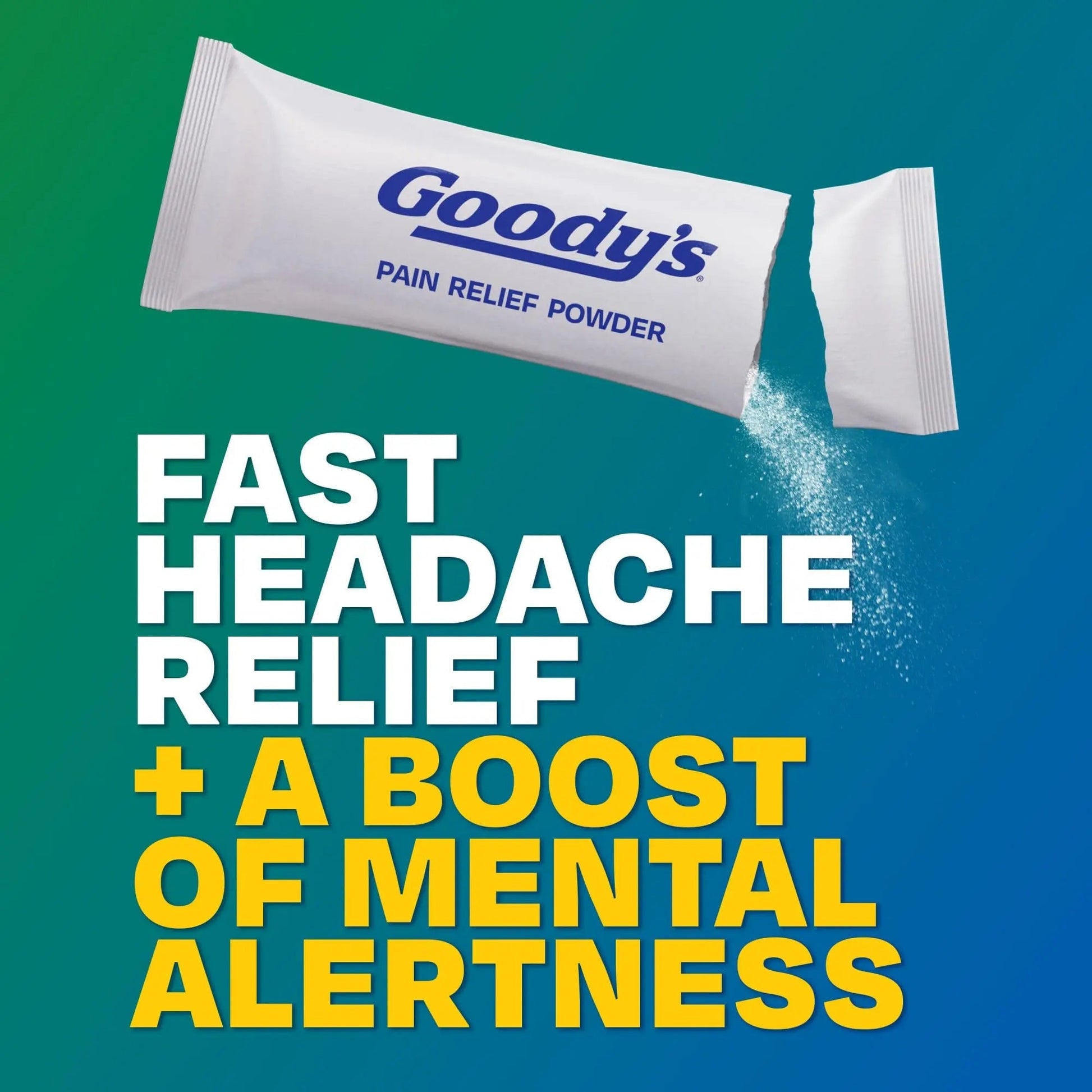 Goody’s Headache Relief Plus Mental Alertness Powder, with Aspirin and Caffeine, Strawberry Citrus Flavor, 16 Count - Maple Wellness Supplements