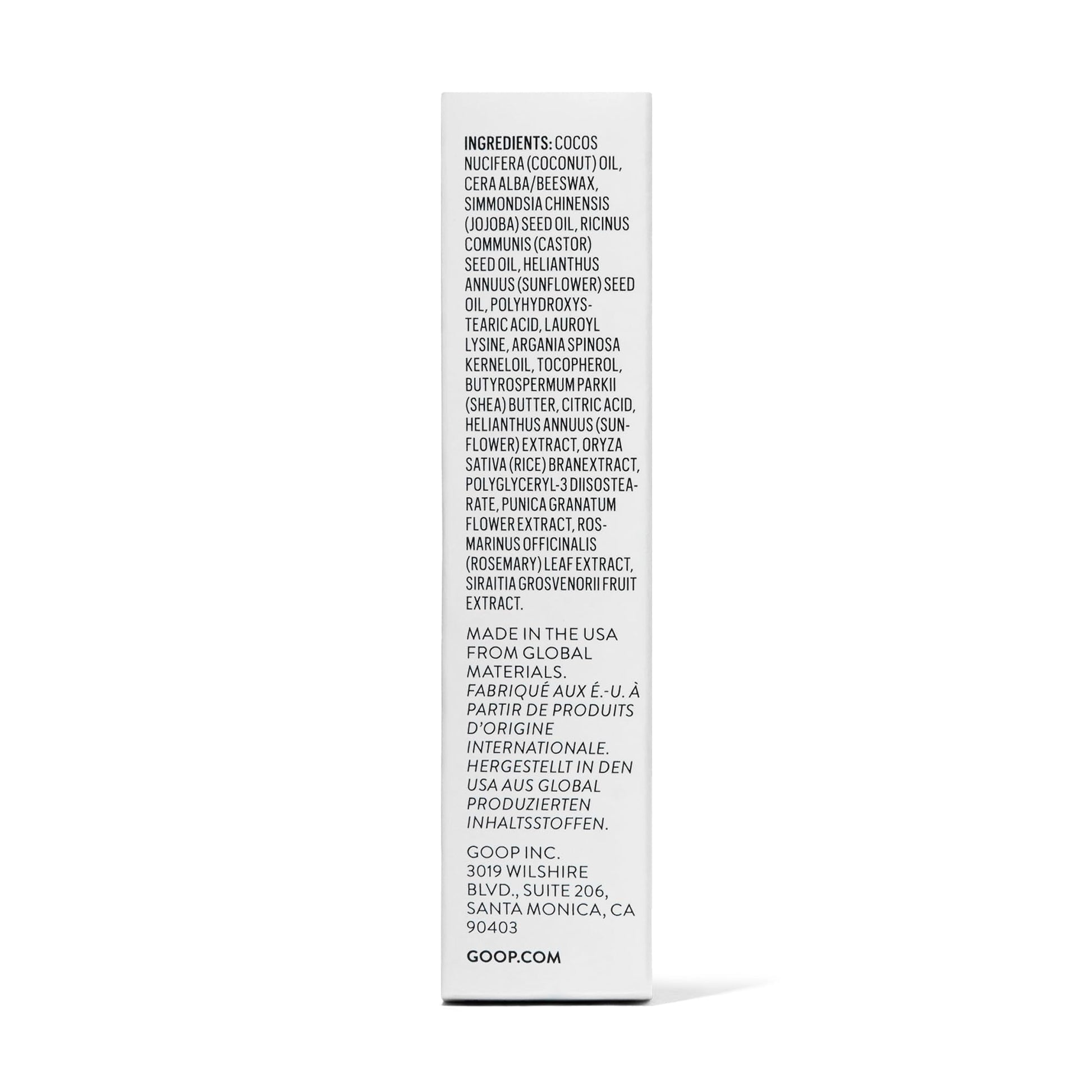 goop Beauty Clean Lip Balm | Dry Lips Treatment | Coconut Oil, Pomegranate Extract - Maple Wellness Supplements