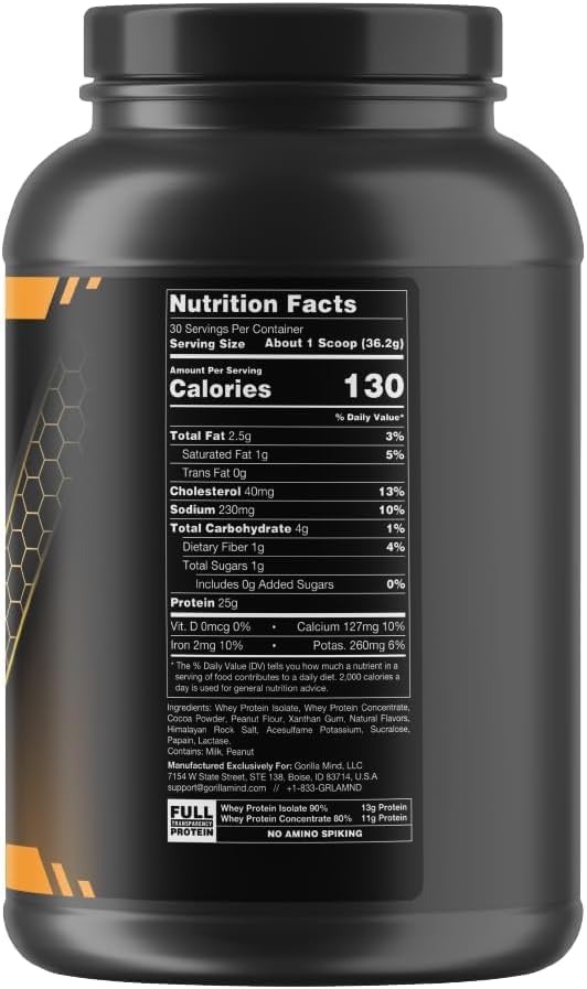 Gorilla Mode Premium Protein - Chocolate Peanut Butter / 24 Grams of Protein/Recover - Maple Wellness Supplements