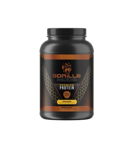 Gorilla Mode Premium Whey Protein - Chocolate / 25 Grams of Whey Protein Isolate - Maple Wellness Supplements
