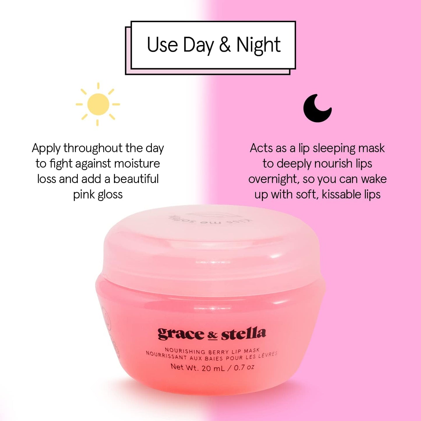 grace & stella Award Winning Lip Butter - Hydrating Lip Balm - Nourishing Lip Mask (1-pack) Travel Essentials, Travel Size Toiletries - Maple Wellness Supplements