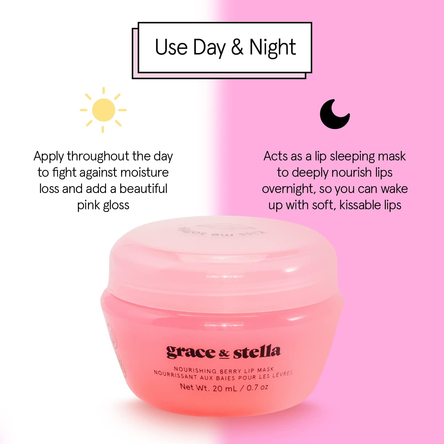 grace & stella Award Winning Lip Butter - Hydrating Lip Balm - Nourishing Lip Mask (1-pack) Travel Essentials, Travel Size Toiletries - Maple Wellness Supplements