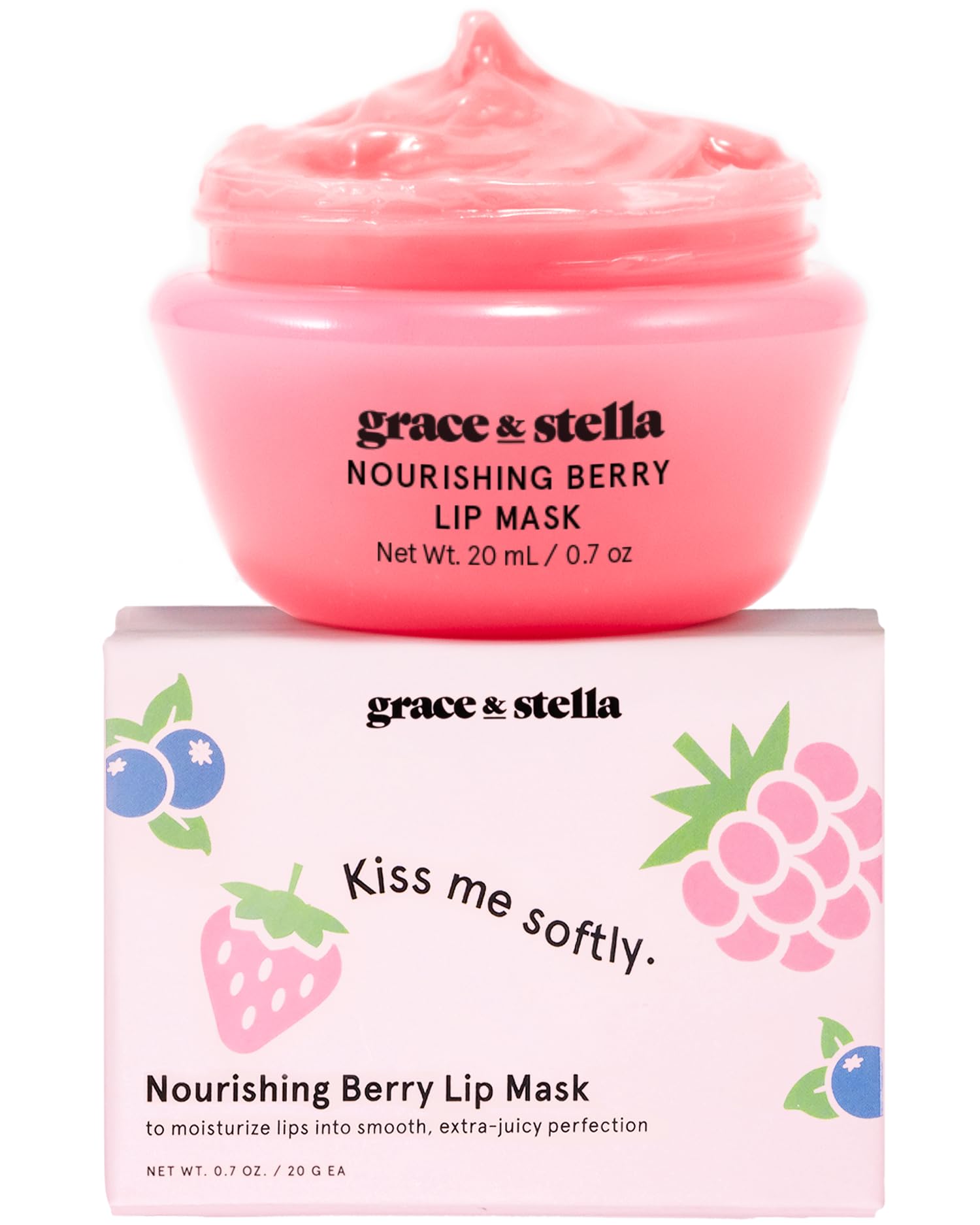 grace & stella Award Winning Lip Butter - Hydrating Lip Balm - Nourishing Lip Mask (1-pack) Travel Essentials, Travel Size Toiletries - Maple Wellness Supplements