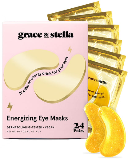 grace & stella Award Winning Under Eye Mask - Birthday Gifts for Women - Gel Eye Patches - Maple Wellness Supplements