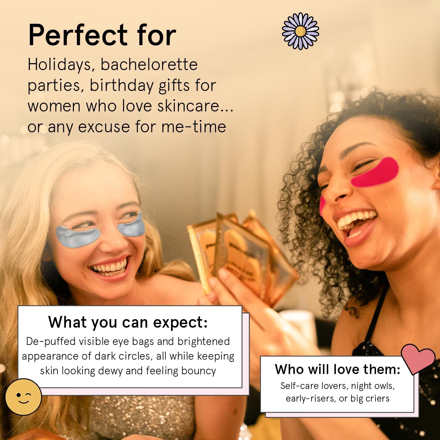 grace & stella Award Winning Under Eye Mask - Birthday Gifts for Women - Gel Eye Patches - Maple Wellness Supplements