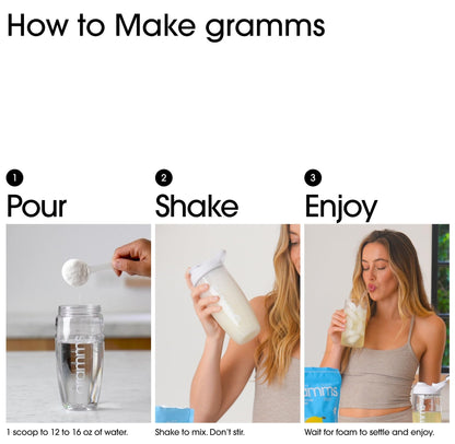 GRAMMS Clear Protein Powder 20G Protein for Women & Men | Lactose Free, Grass-Fed Whey Isolate, Gluten Free, Zero Sugar, Gut Friendly, Non-Bloating - Maple Wellness Supplements