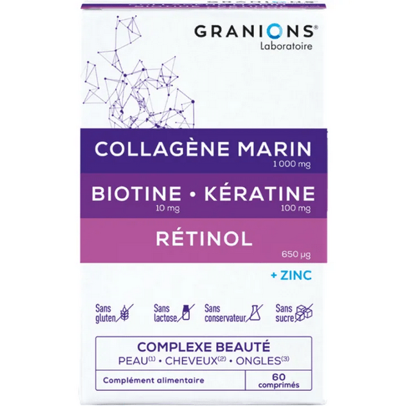 Granions Beauty Complex 60 tablets - Maple Wellness Supplements