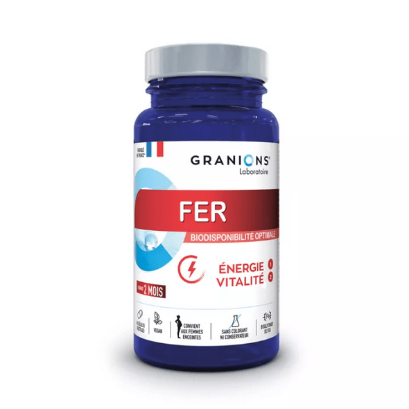 Granions Iron Energy and Vitality 60 Capsules - Maple Wellness Supplements