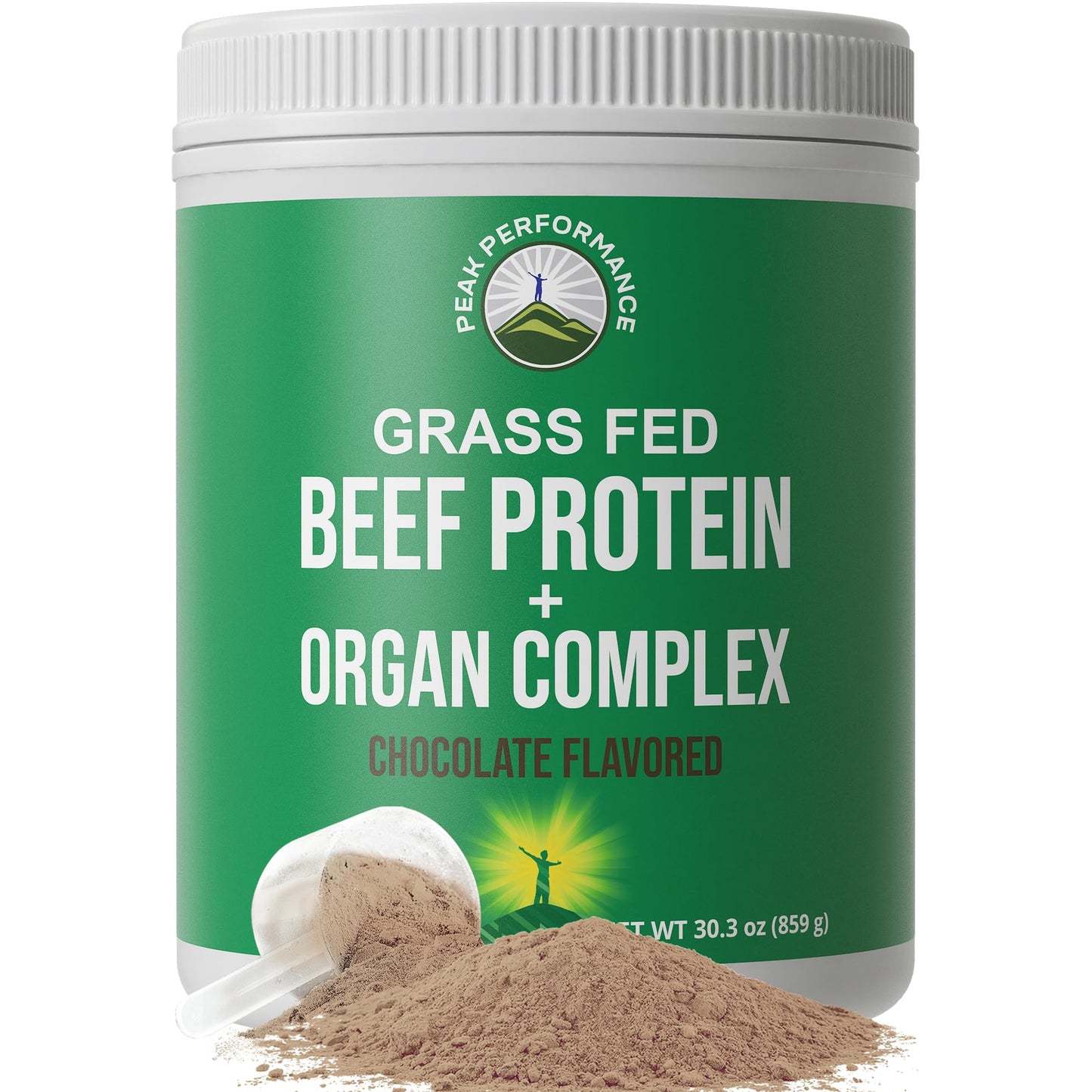Grass Fed Beef Protein Powder + Organ Complex. Lactose Free Great Tasting Beef Protein Isolate. Animal Based Non Dairy No Whey Paleo Carnivore Supplement for Muscle Building. Chocolate Flavor - Maple Wellness Supplements