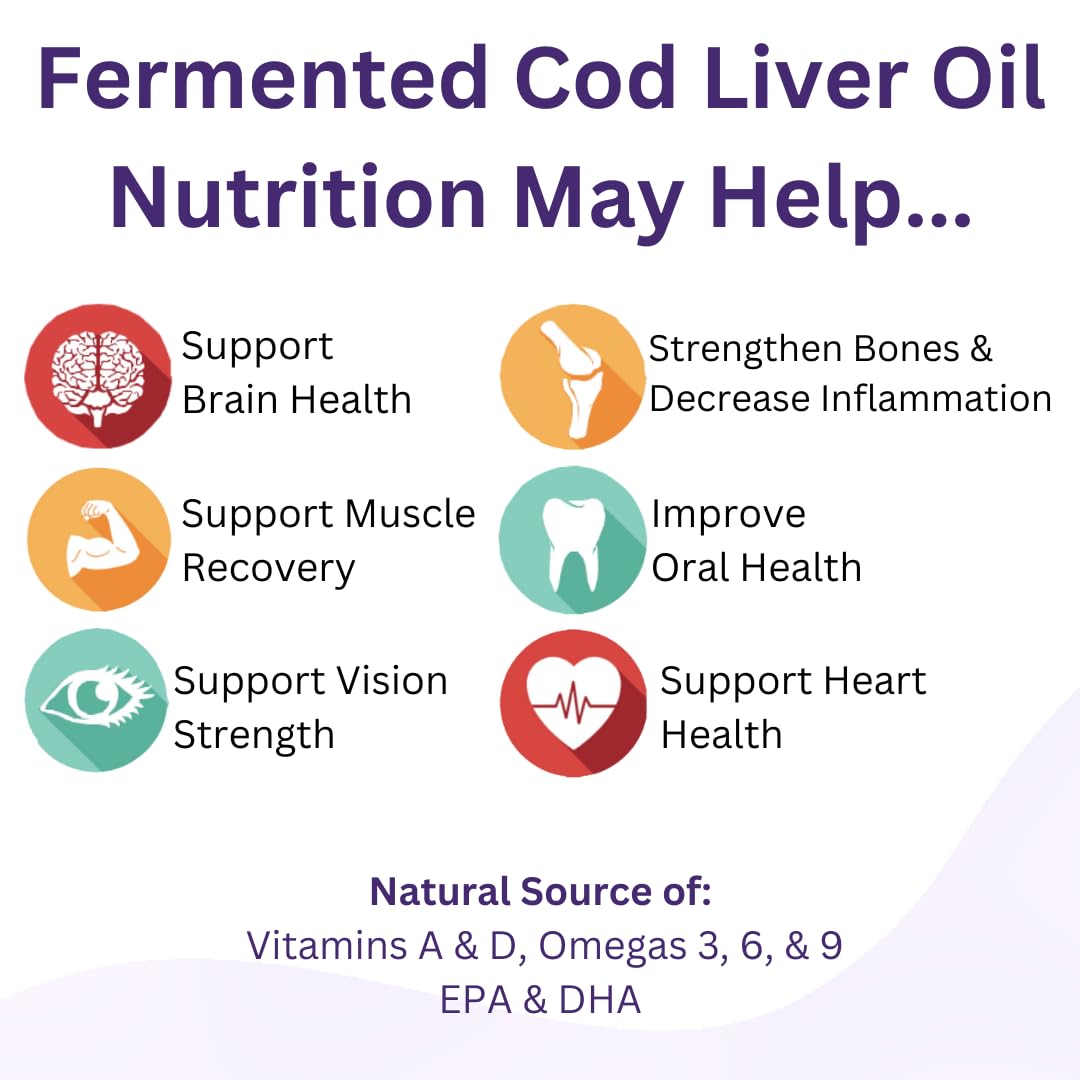 Green Pasture Fermented Cod Liver Oil & Butter Oil Blend - Wild Alaska Cod, Vitamins A & D, Omega-3-6-9, MSC Certified, 120 Capsules - Maple Wellness Supplements