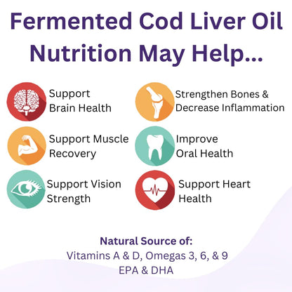 Green Pasture Fermented Cod Liver Oil & Butter Oil Blend - Wild Alaska Cod, Vitamins A & D, Omega-3-6-9, MSC Certified, 120 Capsules - Maple Wellness Supplements