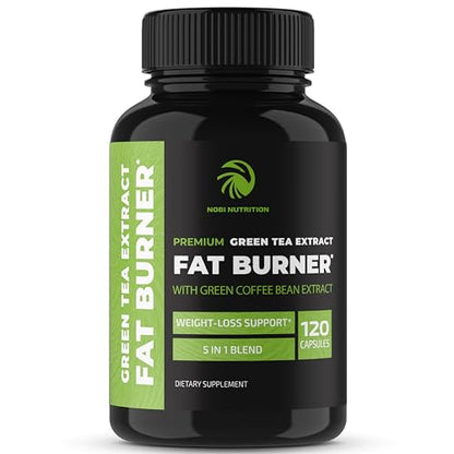Green Tea Weight Loss Pills with Green Coffee Bean Extract | Belly Fat Burner, Metabolism - Maple Wellness Supplements