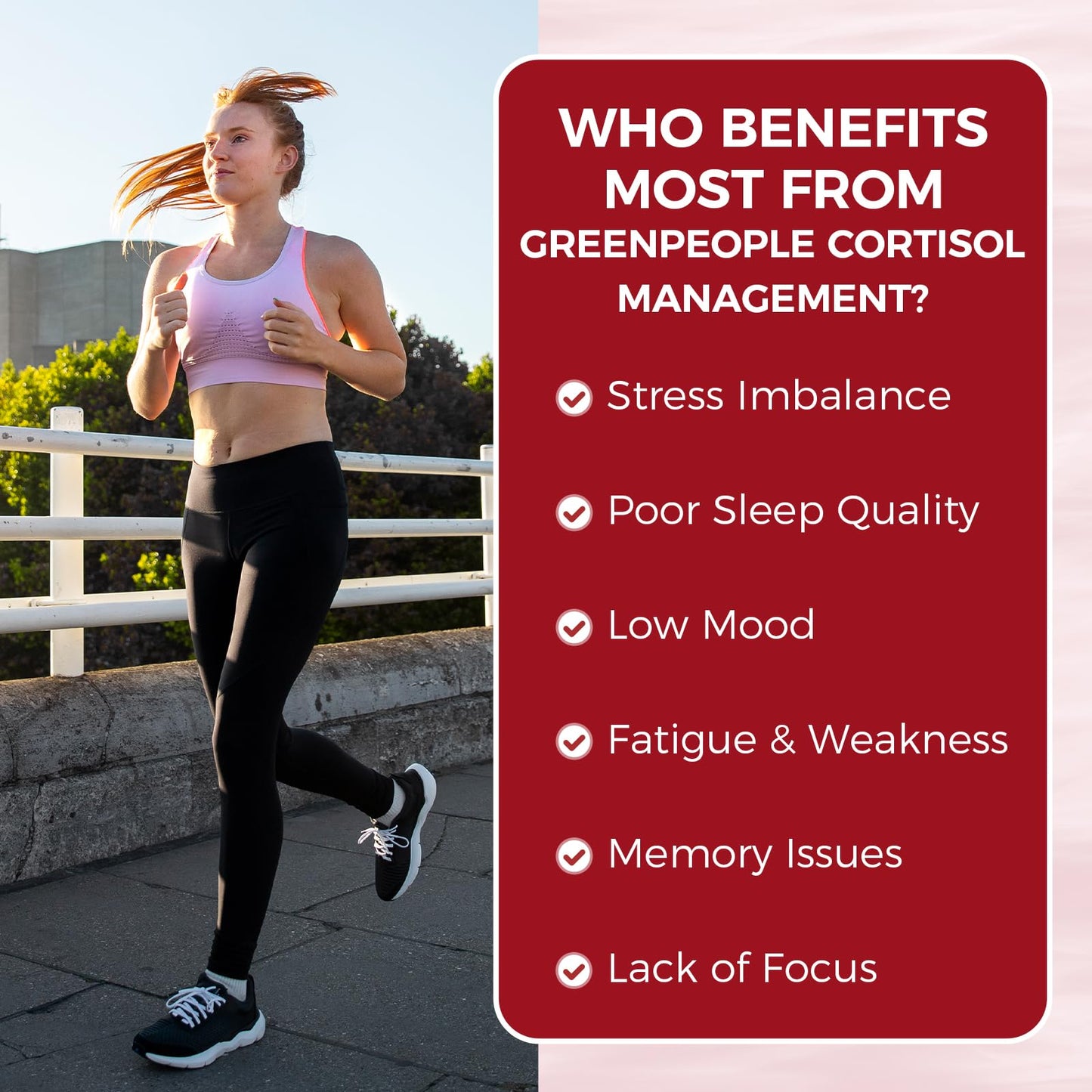GREENPEOPLE Cortisol Supplements for Women & Men - Cortisol Reducer Detox Manager w/KSM-66 Ashwagandha/Magnesium/L-theanine/GABA/Vitamin B6 for Mood/Sleep/Stress Relief 60 CT Raspberry Flavor Gummies - Maple Wellness Supplements