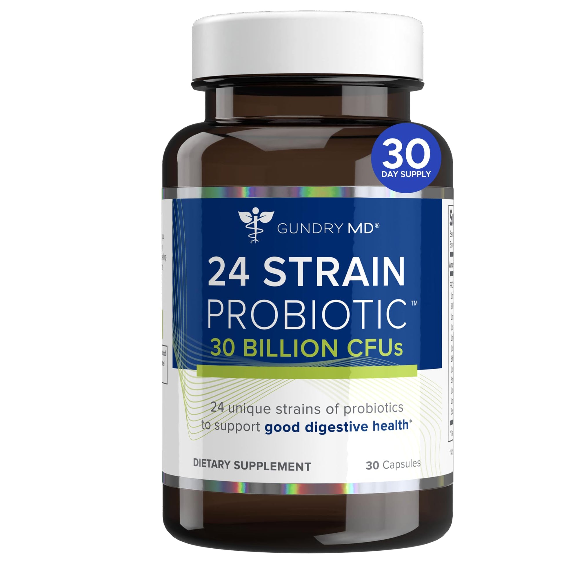 Gundry MD® 24 Strain Probiotic with 30 Billion CFUs, 30 Count - Maple Wellness Supplements